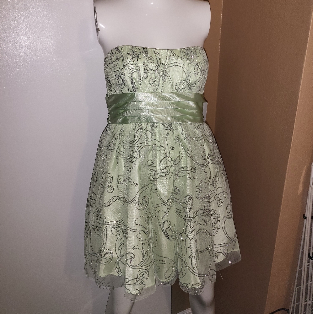 NWT Green Mini Dress Size 3/4